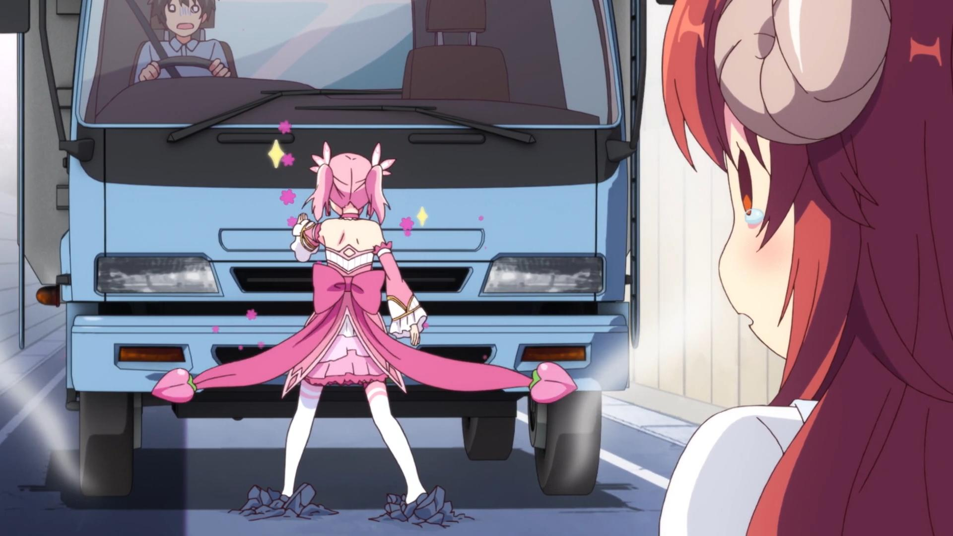 High Quality Machikado Mazoku Truck Blank Meme Template