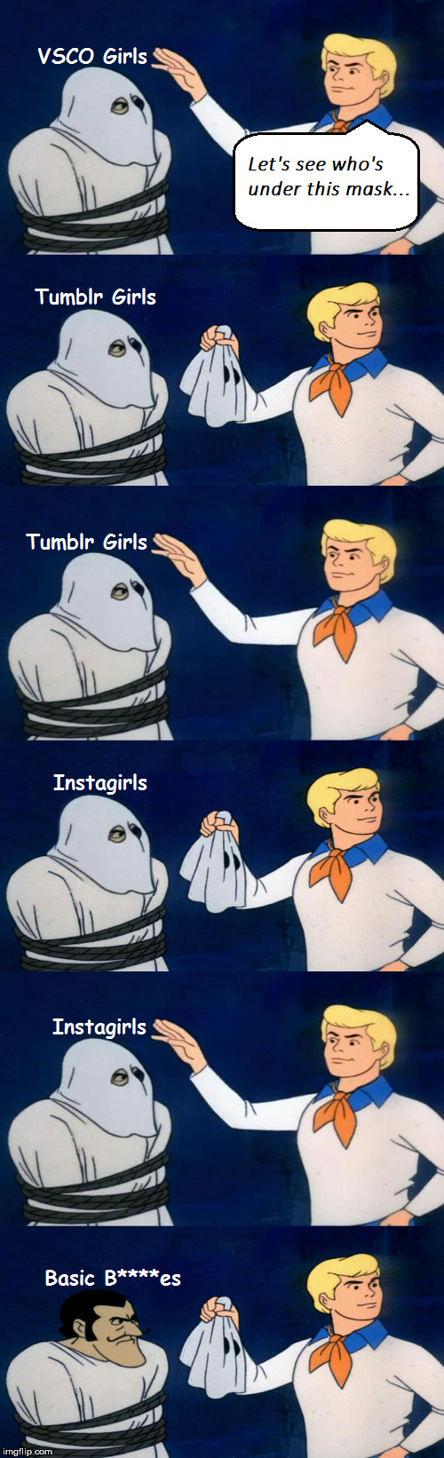 image tagged in tumblr,basic,scooby doo,ghost,mask,scooby doo the ghost | made w/ Imgflip meme maker