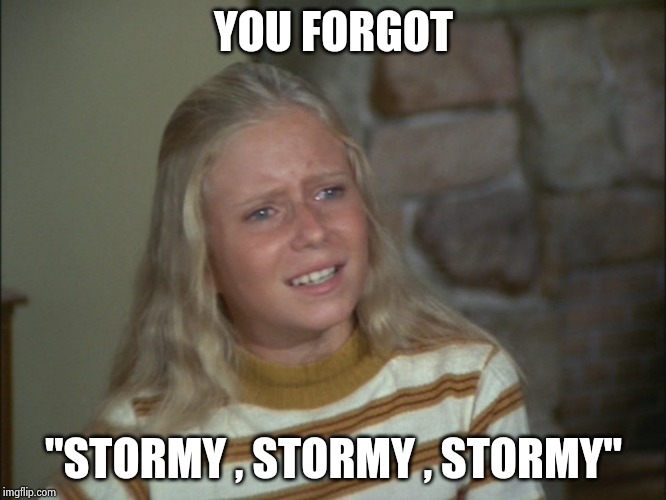 marcia marcia marcia | YOU FORGOT "STORMY , STORMY , STORMY" | image tagged in marcia marcia marcia | made w/ Imgflip meme maker