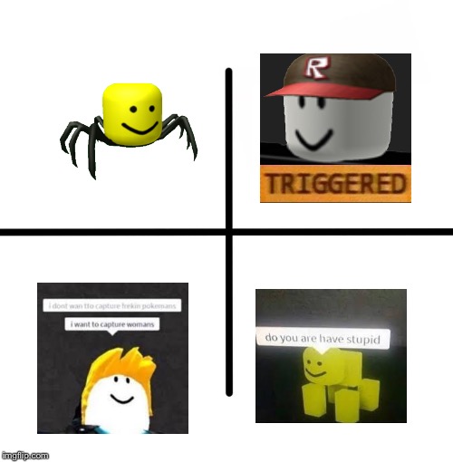 Roblox starter pack | image tagged in memes,blank starter pack,roblox | made w/ Imgflip meme maker