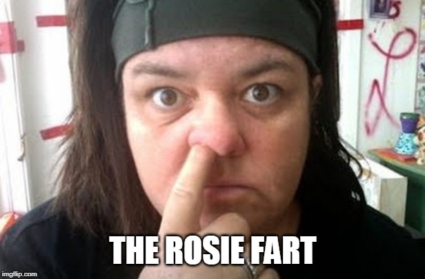 Rosie O'Donnell | THE ROSIE FART | image tagged in rosie o'donnell | made w/ Imgflip meme maker