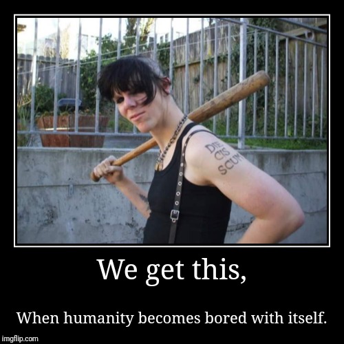 Her name is Fay. Fay Gott. | image tagged in funny,demotivationals,social justice warrior,millennial,militant lgbtqrst,liberal logic | made w/ Imgflip demotivational maker