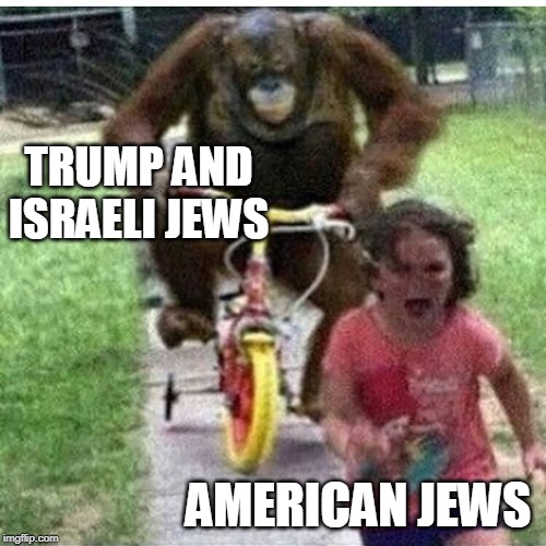 TRUMP AND ISRAELI JEWS; AMERICAN JEWS | image tagged in donald trump,israel,jews | made w/ Imgflip meme maker