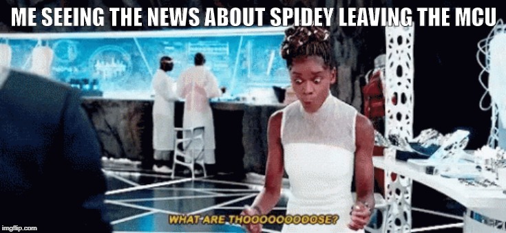 ME SEEING THE NEWS ABOUT SPIDEY LEAVING THE MCU | image tagged in marvel,spider-man,sony | made w/ Imgflip meme maker