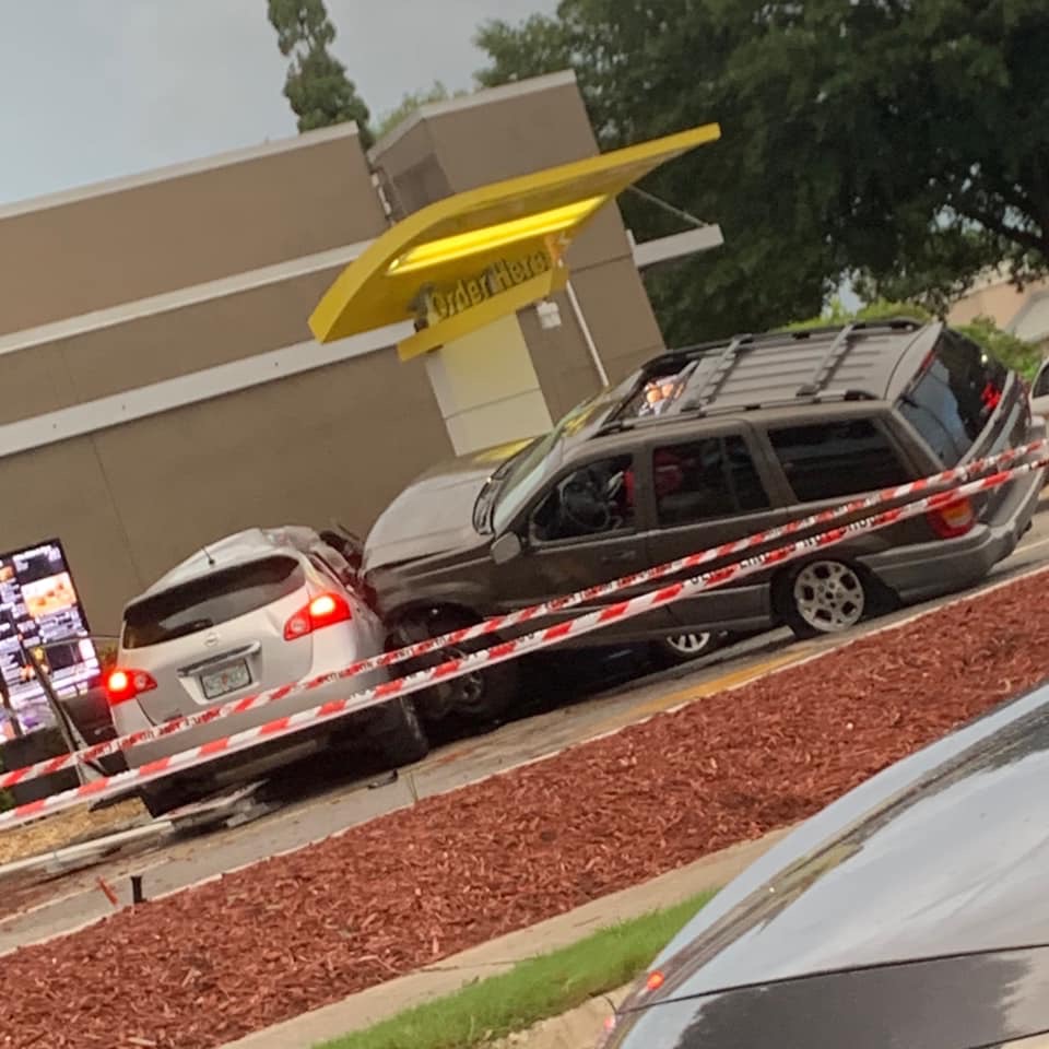 McDonald’s car wreck Blank Meme Template