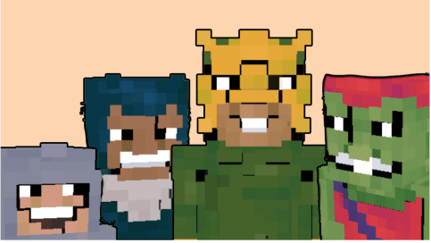 High Quality Minecraft me and the boys Blank Meme Template