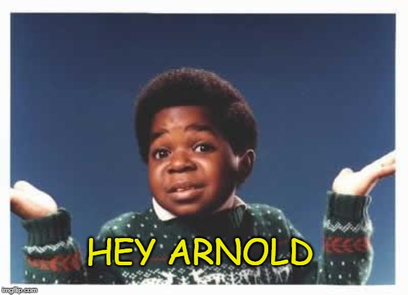 arnold don't give a shit | HEY ARNOLD | image tagged in arnold don't give a shit | made w/ Imgflip meme maker