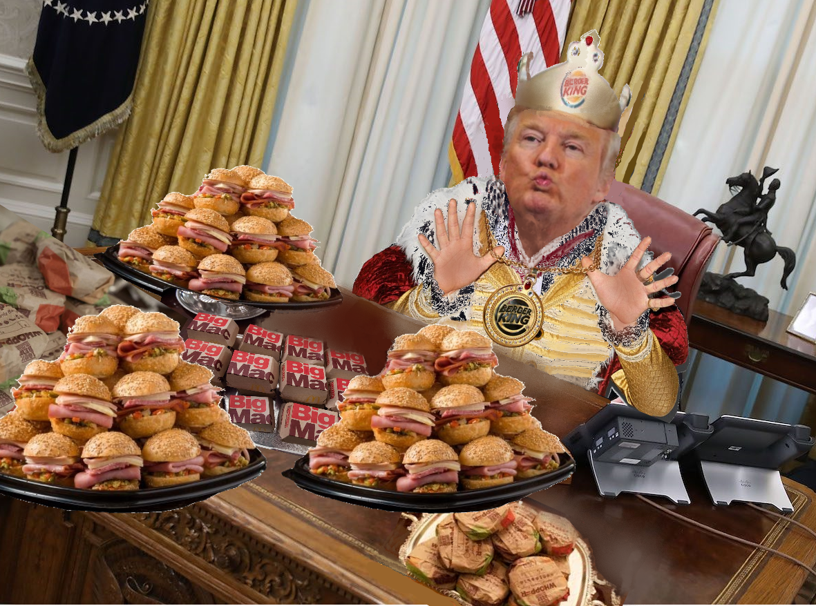 King of Hamberders Blank Meme Template