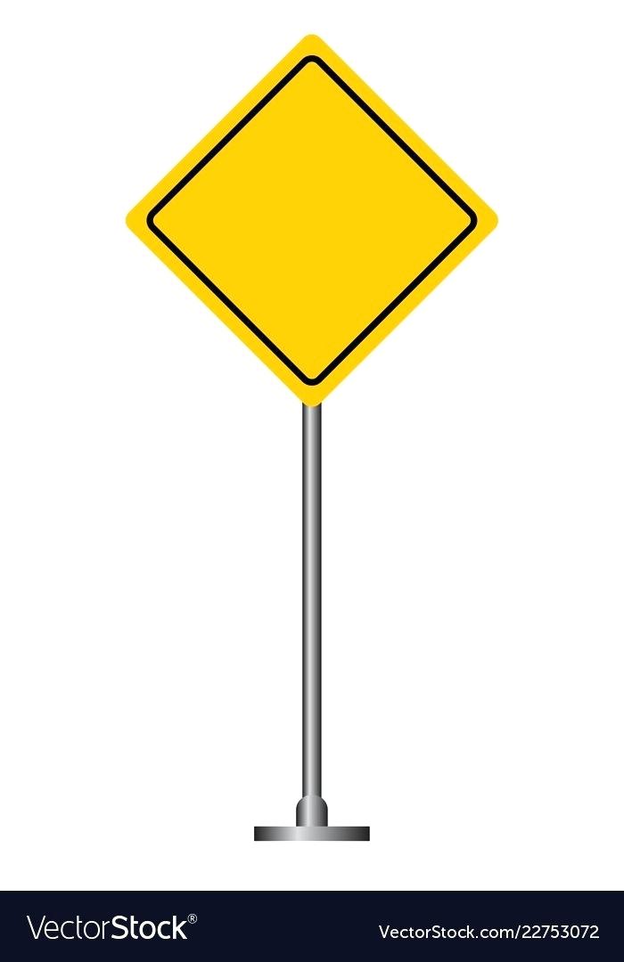 blank traffic sign templates