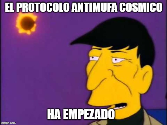 ballet cosmico | EL PROTOCOLO ANTIMUFA COSMICO; HA EMPEZADO | image tagged in ballet cosmico | made w/ Imgflip meme maker