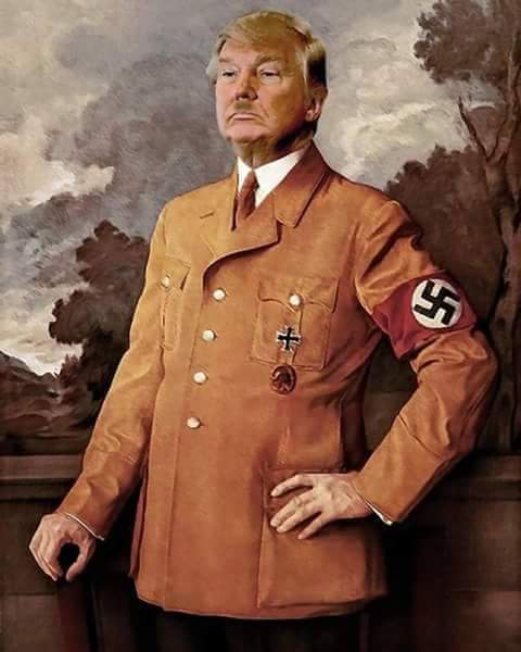 Trump as Hitler Blank Meme Template