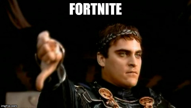 Thumbs Down | FORTNITE | image tagged in thumbs down | made w/ Imgflip meme maker