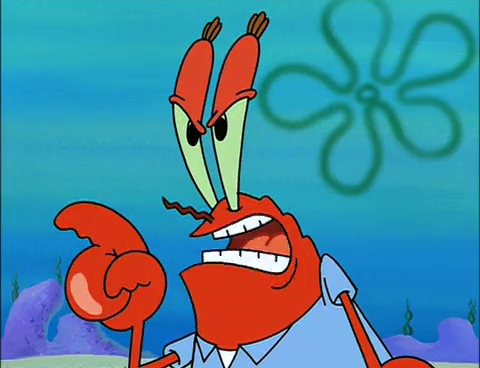 Angry Krab Blank Meme Template