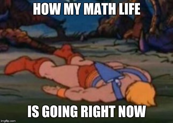 He-Man Gives Up | HOW MY MATH LIFE; IS GOING RIGHT NOW | image tagged in he-man gives up | made w/ Imgflip meme maker