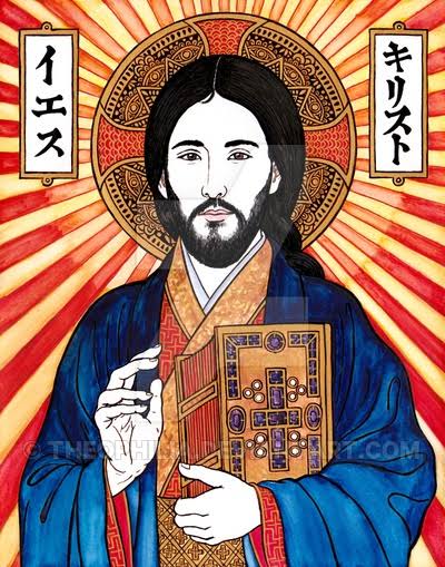 Japanese Jesus Blank Meme Template