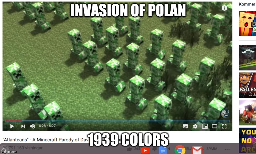 INVASION OF POLAN; 1939 COLORS | made w/ Imgflip meme maker