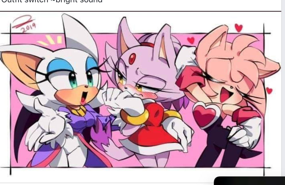 AMY ROGUE AND BLAZE SEX!!!!!!!!!!!!!!!!!!!!!!!!!! Blank Meme Template