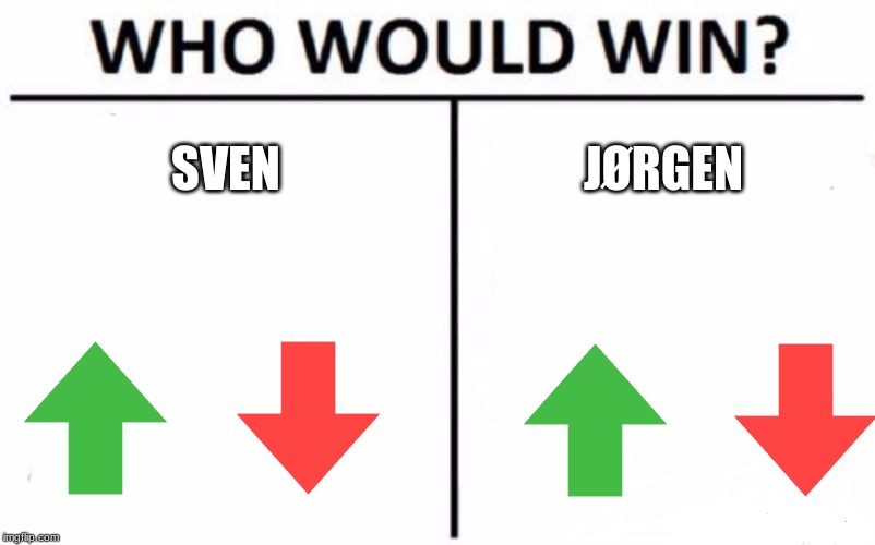 Who Would Win? | SVEN; JØRGEN | image tagged in memes,who would win | made w/ Imgflip meme maker