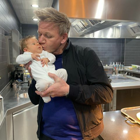 High Quality Baby with Gordon Ramsey Blank Meme Template