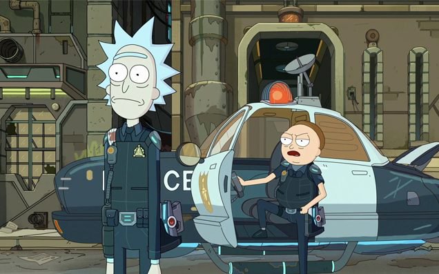 High Quality Cop Morty Blank Meme Template