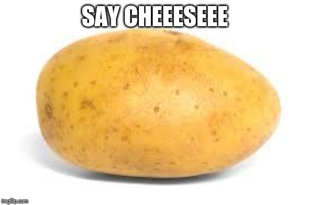 Potato | SAY CHEEESEEE | image tagged in potato | made w/ Imgflip meme maker