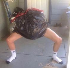 High Quality Trash with legs Blank Meme Template