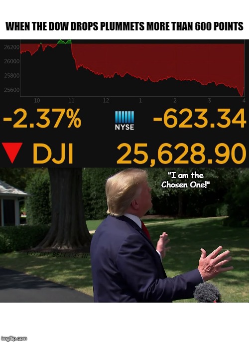 High Quality chosen dow drop Blank Meme Template