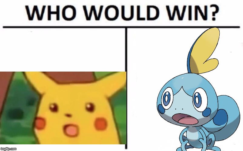 who is more surprised? | image tagged in who would win,surprised pikachu | made w/ Imgflip meme maker