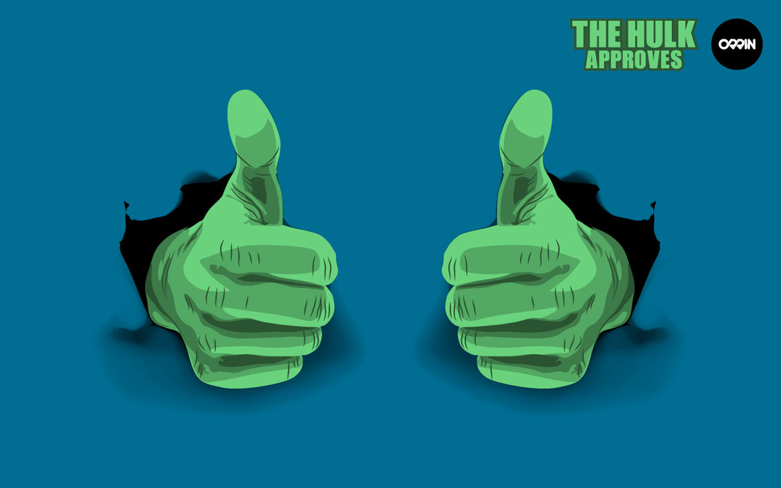 Hulk Thumbs Up Blank Meme Template