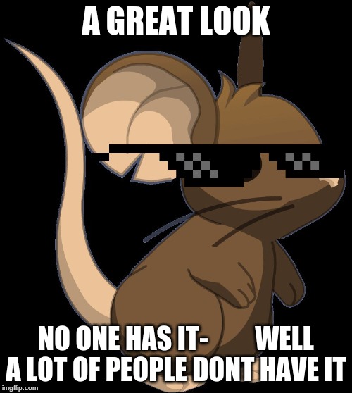 Transformice A | A GREAT LOOK; NO ONE HAS IT-         WELL A LOT OF PEOPLE DONT HAVE IT | image tagged in transformice a | made w/ Imgflip meme maker