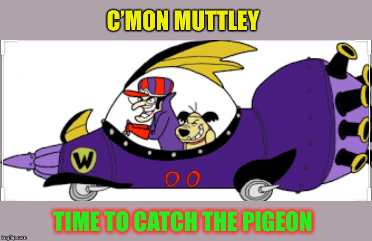 C’MON MUTTLEY TIME TO CATCH THE PIGEON | made w/ Imgflip meme maker