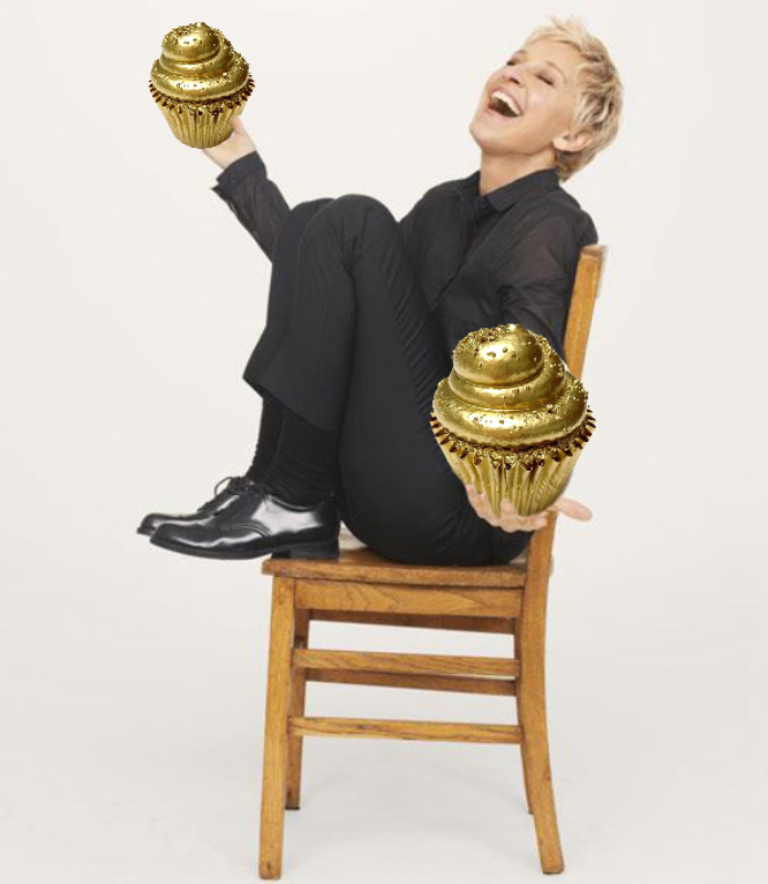 High Quality Ellen DeGeneres Blank Meme Template