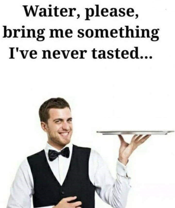 High Quality Waiter Blank Meme Template