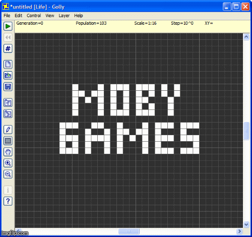 Conway Game of Life | image tagged in gifs,windows xp | made w/ Imgflip images-to-gif maker
