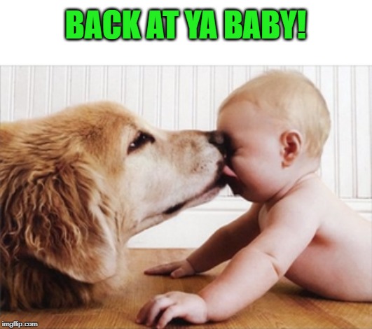 BACK AT YA BABY! | made w/ Imgflip meme maker
