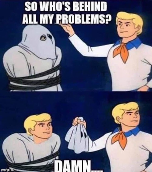 That meddling kid | image tagged in scooby doo meddling kids | made w/ Imgflip meme maker