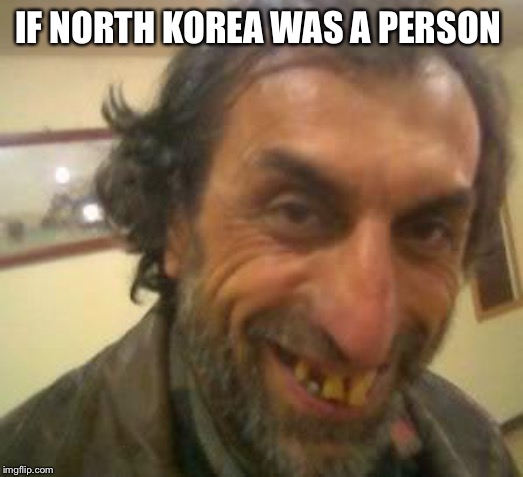 Ugly Guy | IF NORTH KOREA WAS A PERSON | image tagged in ugly guy | made w/ Imgflip meme maker