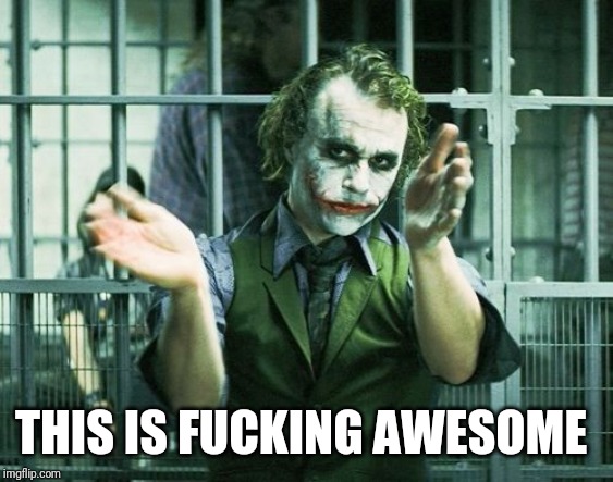 Slow Clap | THIS IS F**KING AWESOME | image tagged in slow clap | made w/ Imgflip meme maker