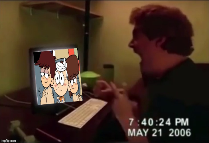 My Reaction to Loudcest/Lewd House Fanfiction | image tagged in memes,funny,the loud house,fandom,incest,boobs | made w/ Imgflip meme maker