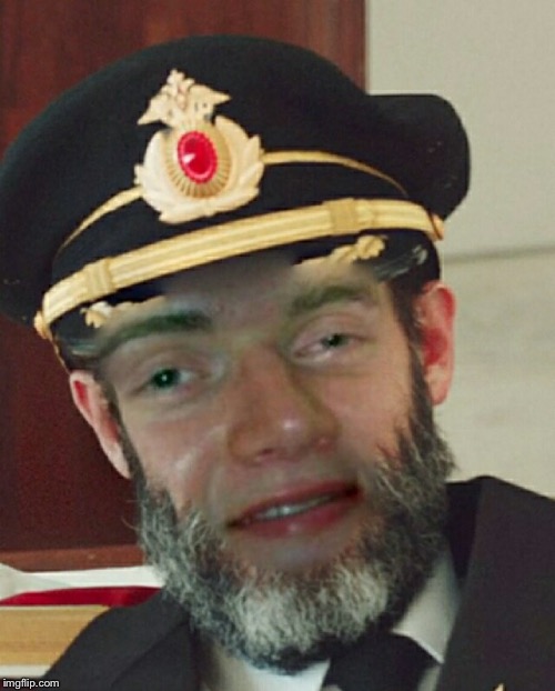 Captain Oblivious | image tagged in captain oblivious | made w/ Imgflip meme maker
