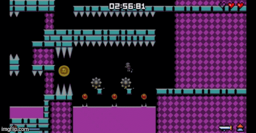 Mutant Mudds CGA Land | image tagged in gifs,gaming,cga | made w/ Imgflip images-to-gif maker