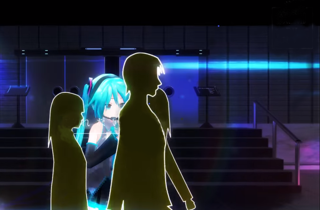 Miku Stands Out Blank Meme Template