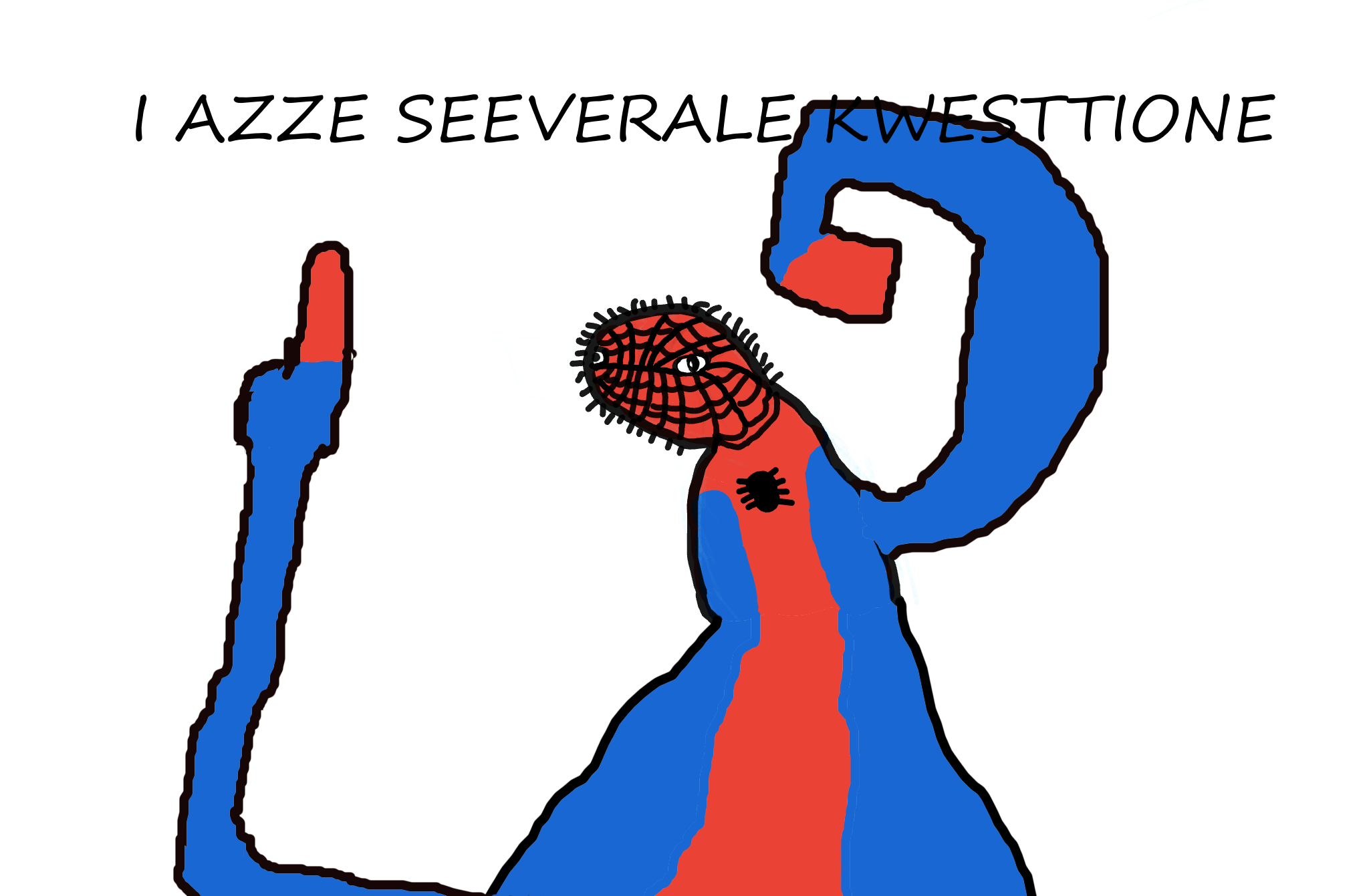 High Quality Spooderman I have several questions Blank Meme Template