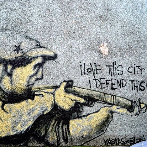 i love this city - i defend this city (sarajevo) Blank Meme Template