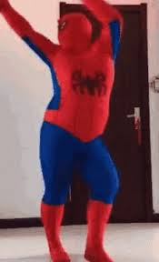 High Quality dancing spiderman Blank Meme Template