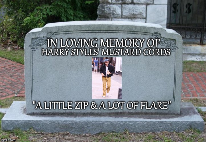 Gravestone Harry Styles Blank Meme Template