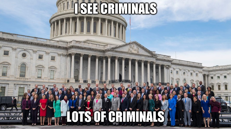 US Criminals | I SEE CRIMINALS; LOTS OF CRIMINALS | image tagged in a liar and a murderer | made w/ Imgflip meme maker