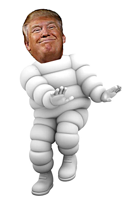 High Quality Michelin Trump Blank Meme Template