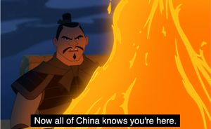 High Quality Now all of China knows you're here Blank Meme Template