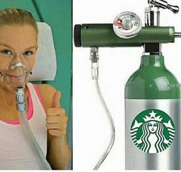 Starbucks+Whiteclaw Blank Meme Template